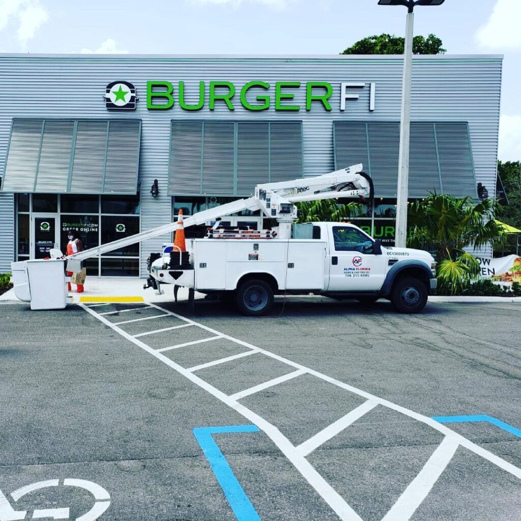 Burgerfi sign