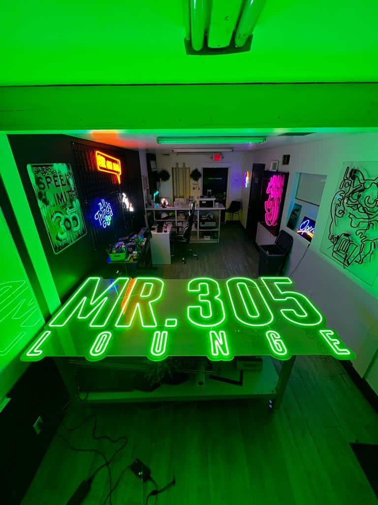 better custom neon sign led and glass