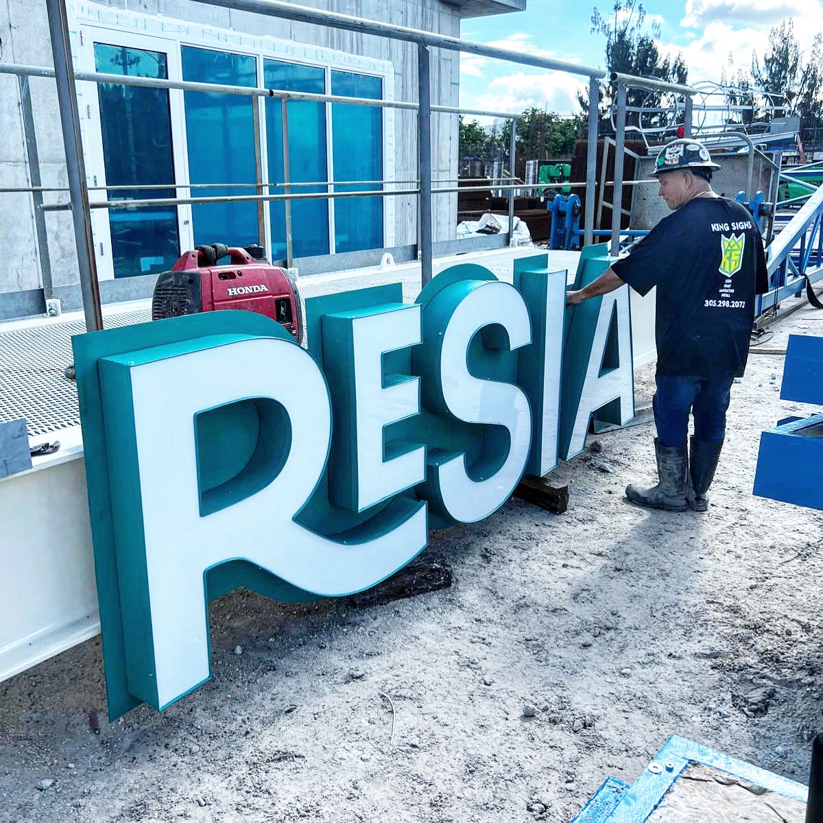 style custom neon sign